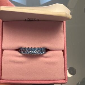Swarovski Matrix Ring, blue